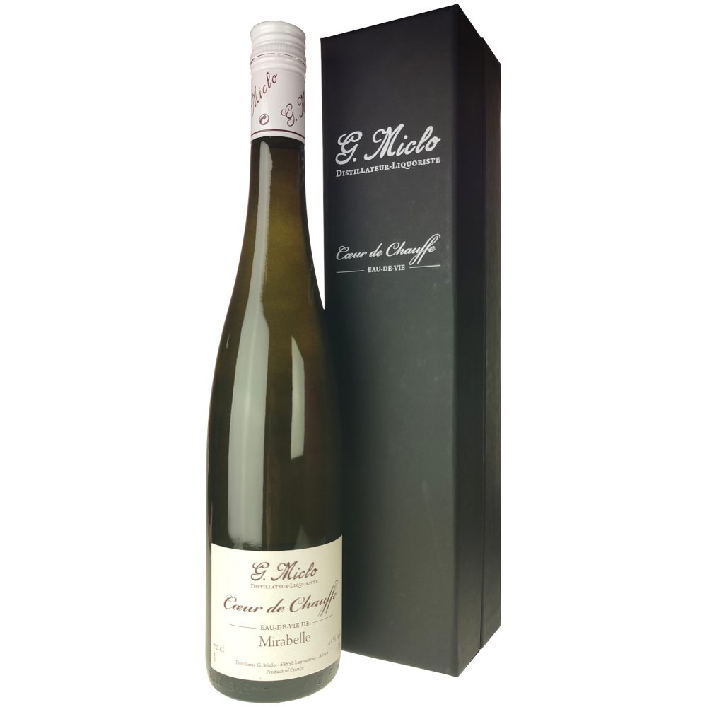 Eau de Vie de Mirabelle Coeur de chauffe Distillerie Miclo